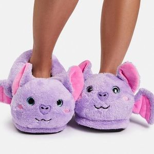 Dollskill Pastel Bat Plushie Kawaii Slippers